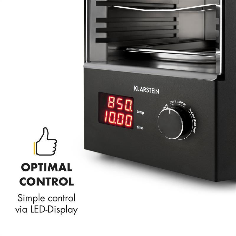 Steak Reaker 2.0 Гриль для помещений 850 °C Инфракрасная мощность 1600 Вт Сделано в Германии Черный (Германия, Ровно - изображение 7