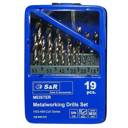 Набір свердел по металу S & R Meister Co 19 шт. Одеса - фото 1