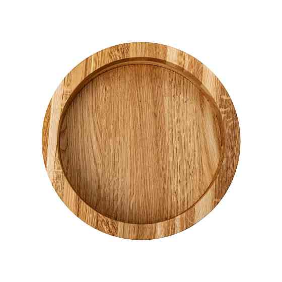 Глубокая дубовая миска для подачи 22 см Киев