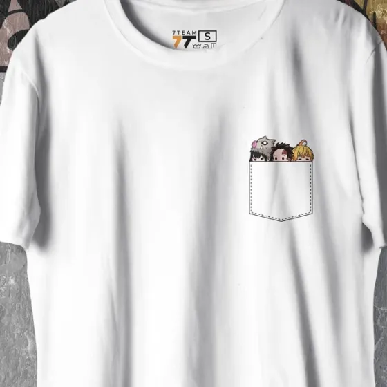 Футболка для подростка мальчика с принтом Клинок, рассекающий демонов Pocket Heroe140 Размер 160 Anime10355 Днепр