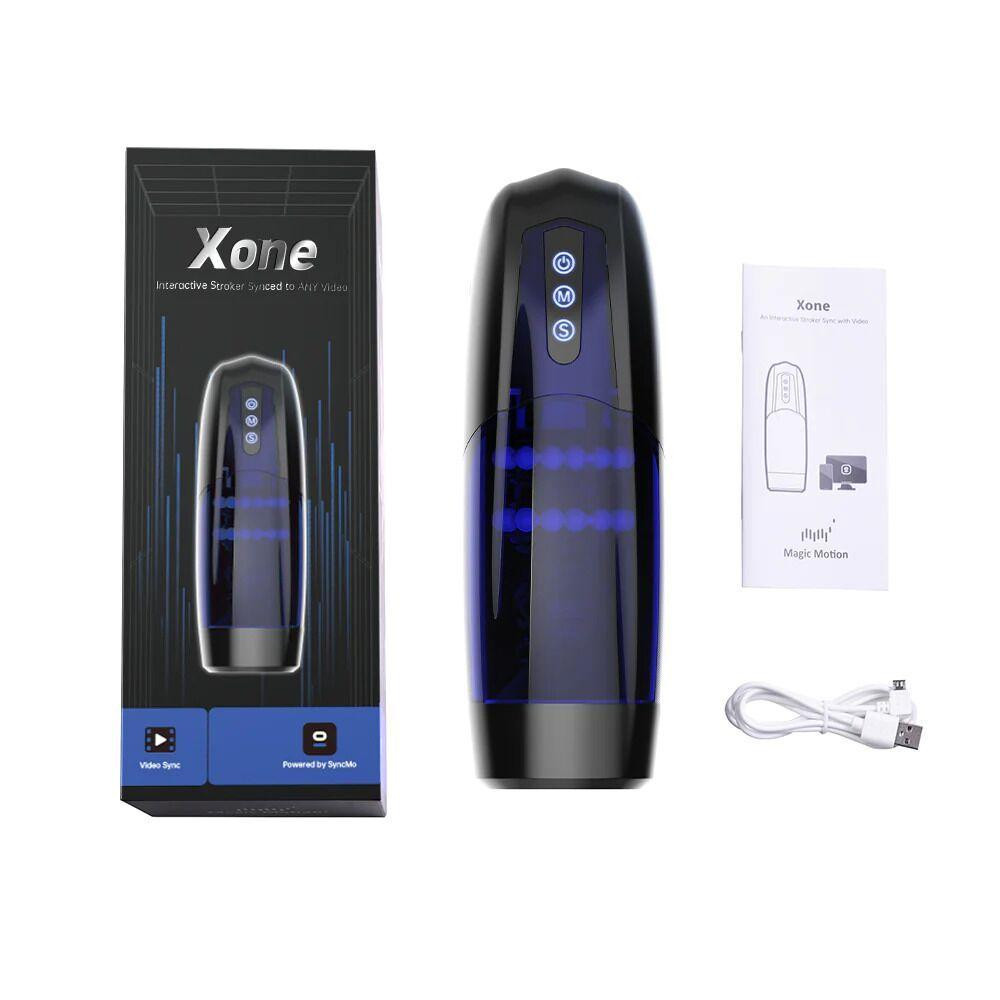Інтерактивний смарт мастурбатор Magic Motion Xone, імітація фрикцій, 10 режимів, кнопка турбо Sex Aura Київ - фото 7