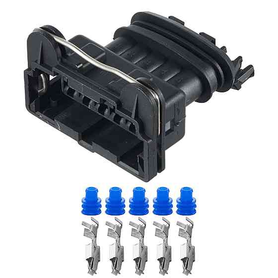 Разъем коннектор 5-кон., Катушка Зажигания, металл, 282193-1, 1287013006, Bosch, TE Германия, Audi, Bugatti, Porsche, Seat 40903 Киев