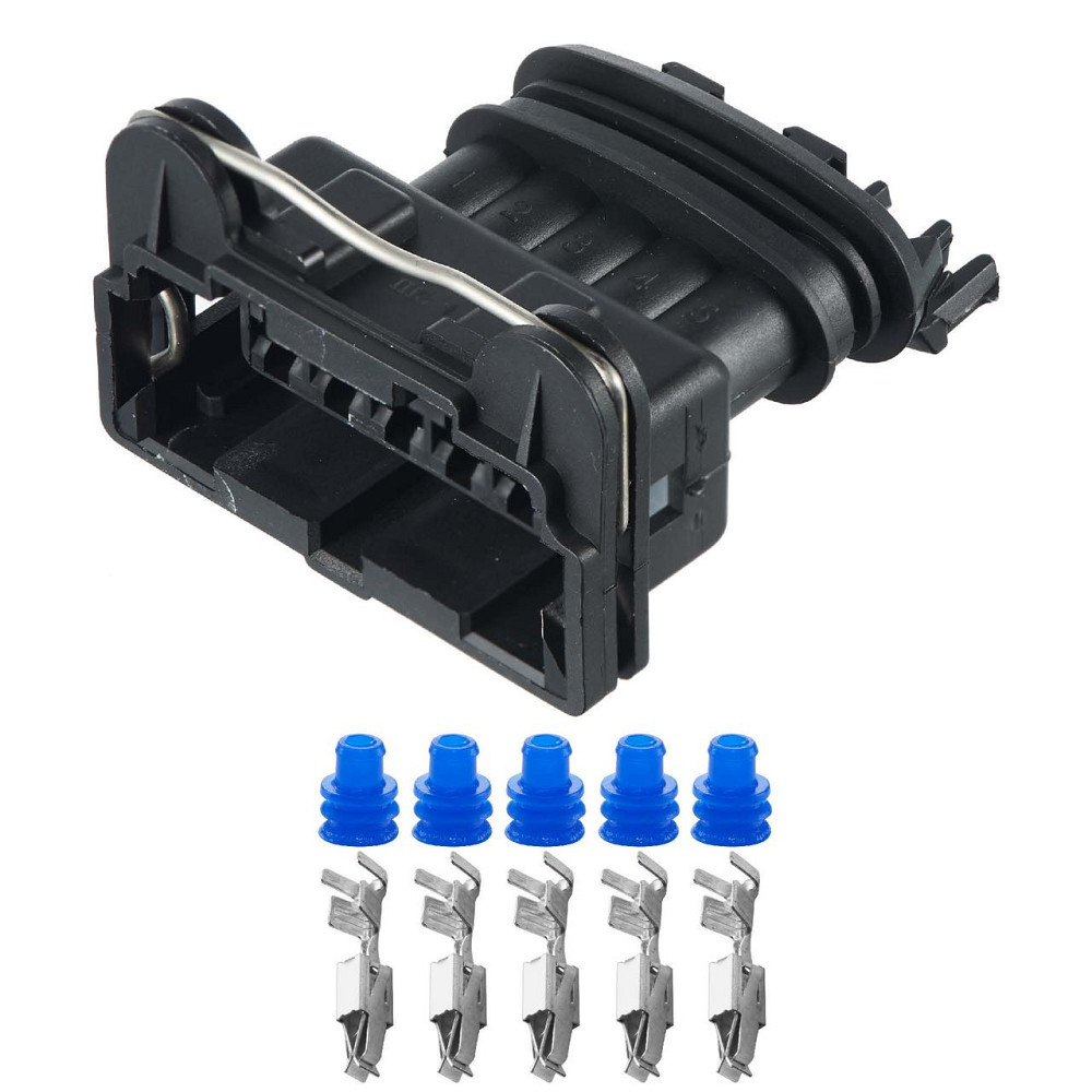 Разъем коннектор 5-кон., Катушка Зажигания, металл, 282193-1, 1287013006, Bosch, TE Германия, Audi, Bugatti, Porsche, Seat 40903 Киев - изображение 1