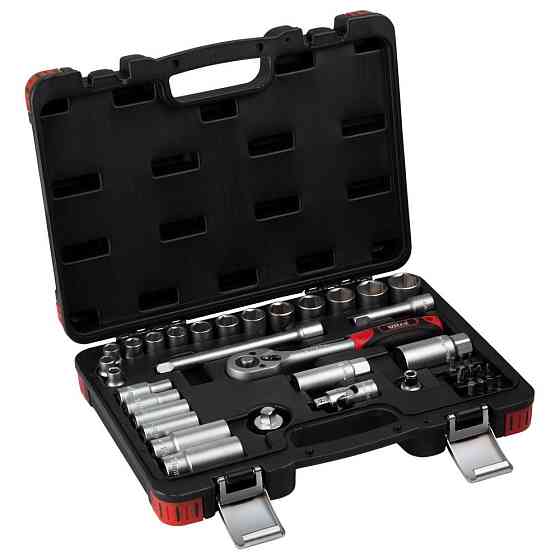 Набір насадок торцевих і біт 3/8" 39 шт CrV Taiwan ULTRA (6003092) Київ