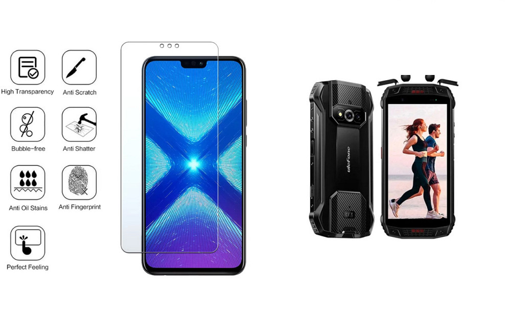 Захисне скло NeoGlass для Ulefone Armor 15 – надпрозоре та стійке Київ - фото 4