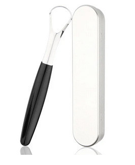 Очищувач для язика в металевому футлярі Київ - фото 1