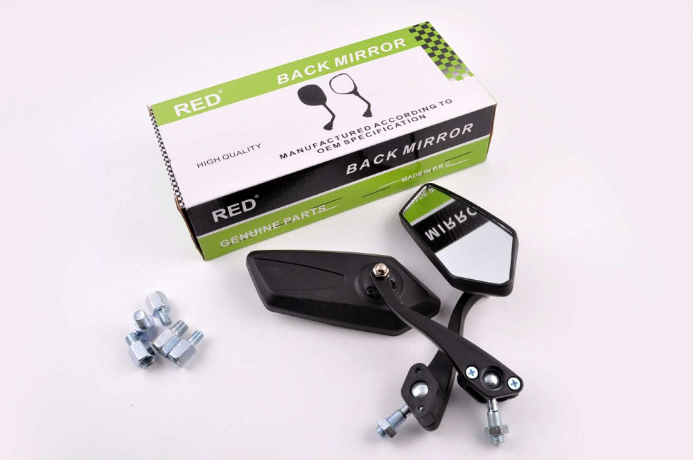 Дзеркала багатокутні 00, 8/1 см (чорні) Мукачево - фото 1