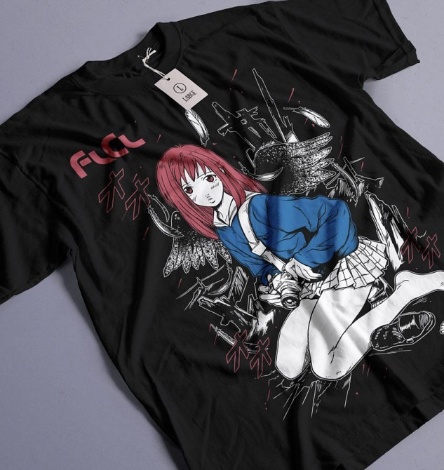 Футболка чоловіча з аніме принтом Гакхіакута Томе Джапанесе Танкобон оверсайз (S/M/L) Чорний AnimeJ0972 Дніпро - фото 1