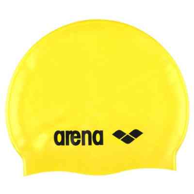 Шапка для плавання Arena Classic Silicone JR 91670-035 жовтий, чорний Діт OSFM (3468335686059) Вінниця