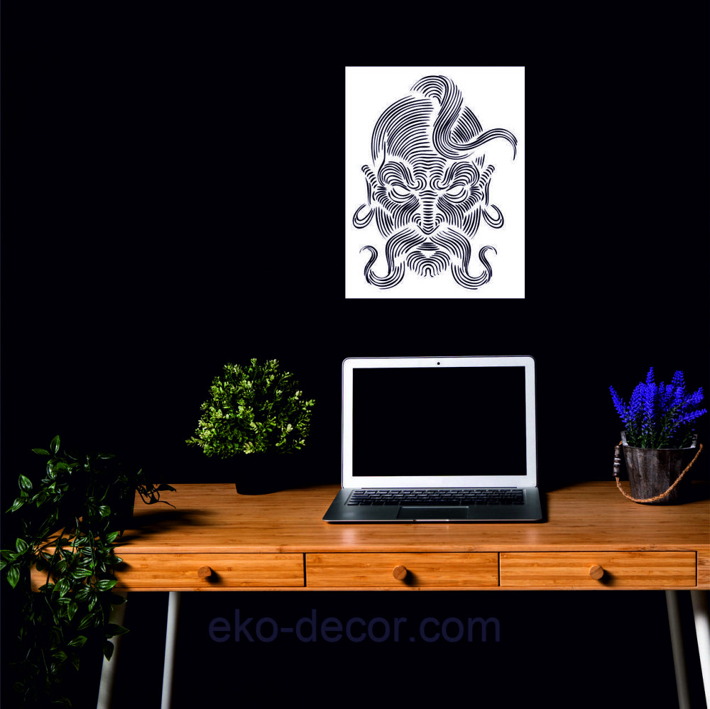 Декоративное настенное Панно «Козак» Декор на стену 110*85 см, Черный Киев - изображение 10