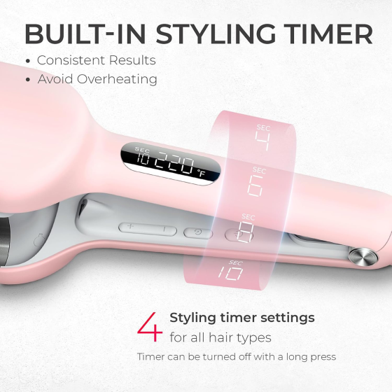Плойка для волос TYMO Rovy wave curling Iron Инструмент для завивки волос для глубокого завивки, ионная плойка Beach Waves Киев