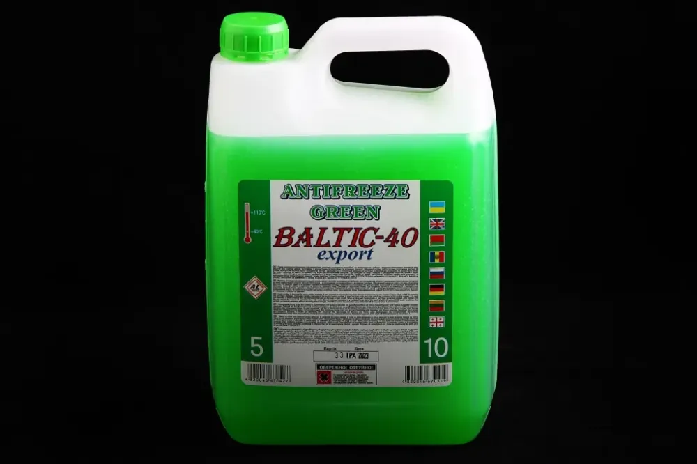 Жидкость охлаждающая антифриз зеленый -22° Baltic-40  5л Винница - изображение 1