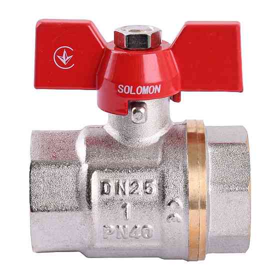 Кран кульовий прямий SOLOMON 1″ ВВ КБ PN40 В1007 Луцк