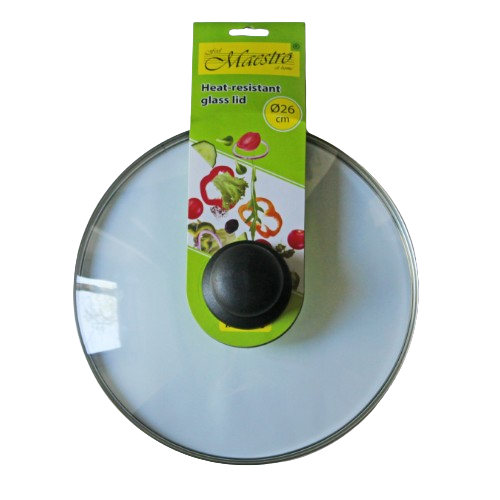Кришка d26см скло MR-0026 Maestro Житомир - изображение 2