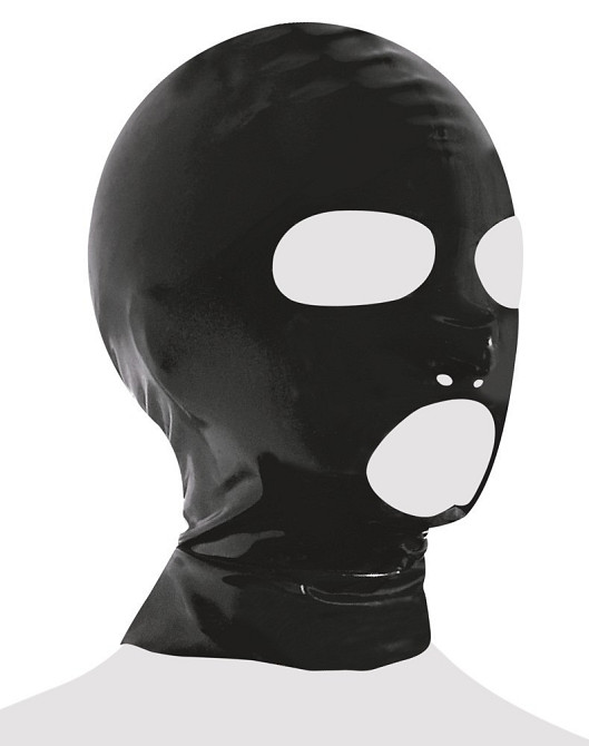 Маска - 2920050 Late X Latex Mask Black Sex Aura Киев - изображение 4