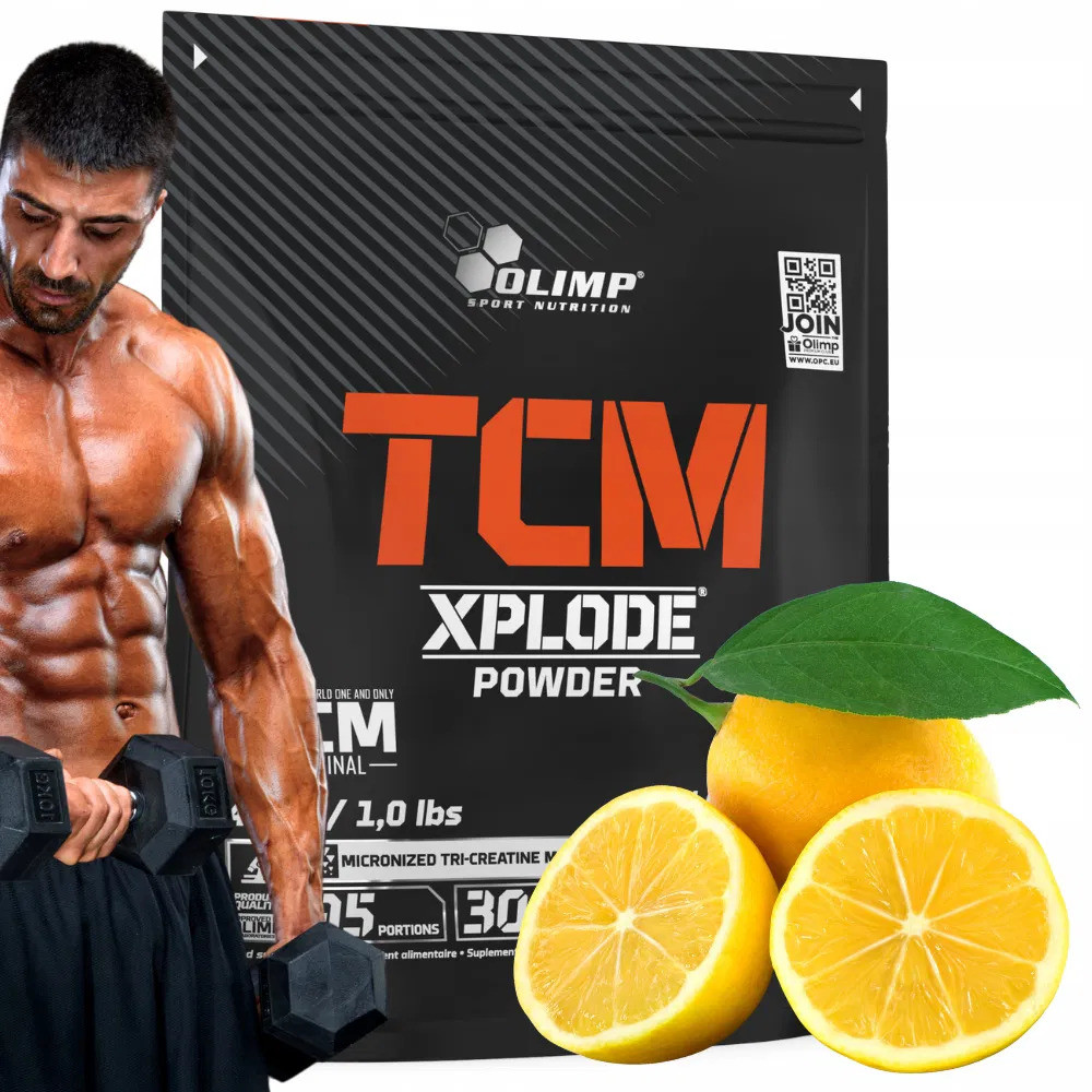 Трикреатин малат Olimp TCM Xplode Powder 450 г, Lemon Луцьк - фото 1