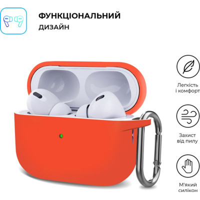 Чохол для навушників Armorstandart Hang Case для Apple AirPods Pro 2 Orange (ARM68594) Вінниця - фото 2