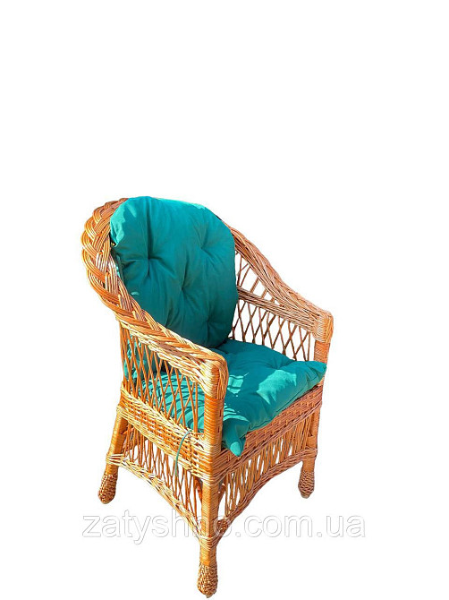 Плетеное кресло с подушкой Киев - изображение 3