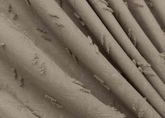 Комплект штор VR-Textil Лен Букле № 1886ш Капучино 200х290 см 2 шт (32-244) Киев