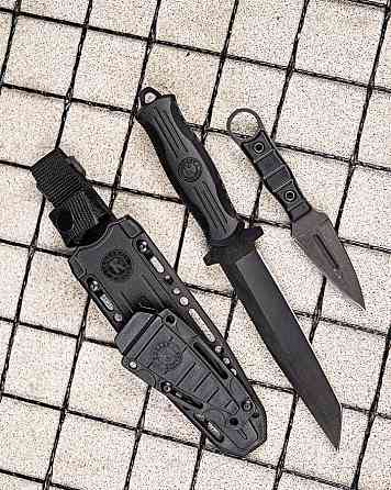 Тактичний ніж Комплект 2в1 Black ПП4735 Одеса