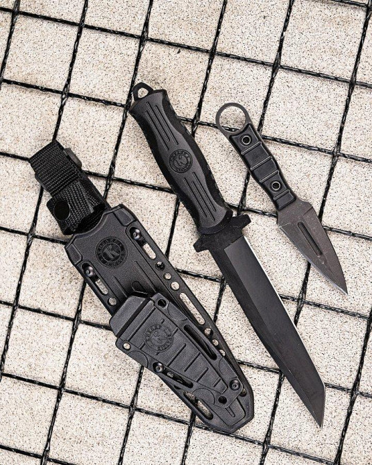 Тактичний ніж Комплект 2в1 Black ПП4735 Одеса - фото 1