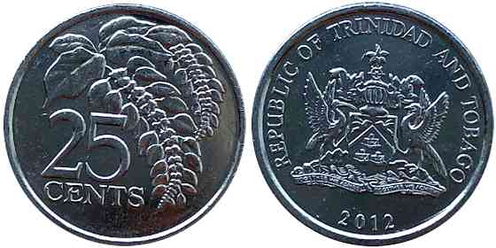 Trinidad Тринідад і Тобаго - 25 Cents 2012 UNC Полтава