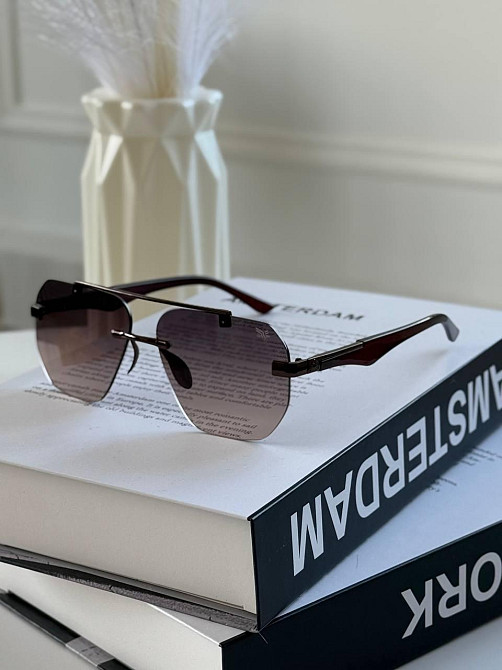 Очки унисекс на среднее лицо с металлической оправой для повседневной носки MasterSem Киев - изображение 5