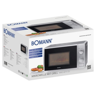 Микроволновая печь Bomann MWG 6015 CB silver (MWG6015CB silver) Винница - изображение 2