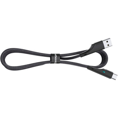 Дата кабель USB 2.0 AM to USB-C 3.0m black Essager (EXCT-LSC01) Винница - изображение 8