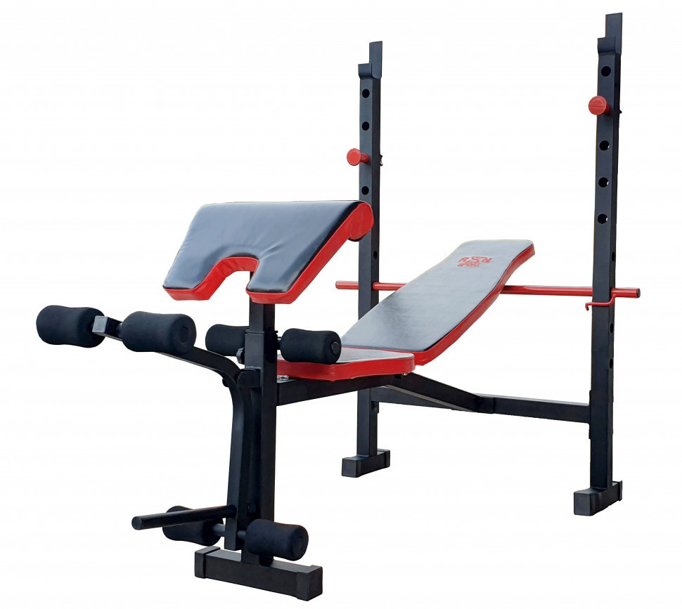 Скамья универсальная ReadMeBlack Стойки, скамьи для жима и приседаний регулируемая Киев - изображение 2