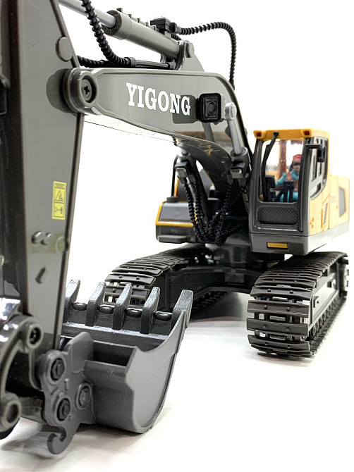 Екскаватор гусеничний на радіоуправлінні Вид 2 Жовто-чорний (ВС1037) Чернигов - изображение 3