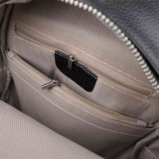 Жіночий рюкзак з натуральної шкіри Vintage 23059 Чорний Київ