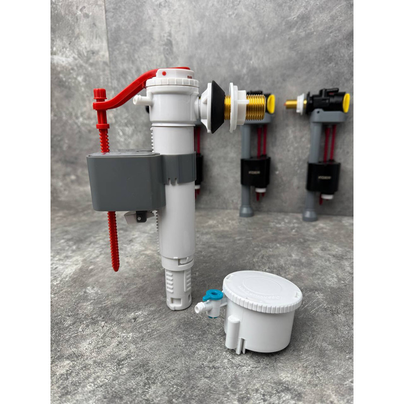 Комплект арматури: KOER KT-0304-1/2" НАПОВНЮВАЛЬНА з УНІВЕРСАЛЬНИМ підведенням + Холдер для освіжаючих пігулок для унітазу, Київ - фото 10