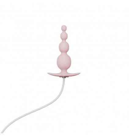 Анальный плаг с вибрацией Qingnan No.8 Mini Vibrating Anal Beads PINK Sex Aura Киев