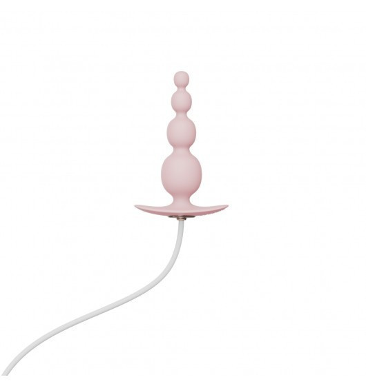 Анальный плаг с вибрацией Qingnan No.8 Mini Vibrating Anal Beads PINK Sex Aura Киев - изображение 2