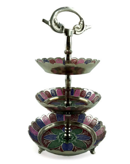 Конфетница из бронзы трехярусная Киев - изображение 1