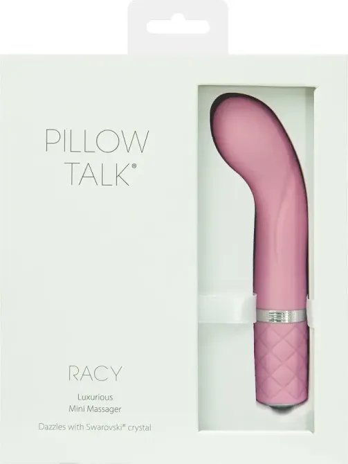 Розкішний вібратор Pillow Talk - Racy Pink з кристалом Сваровські для точки G, подарункове паковання Львів - фото 9