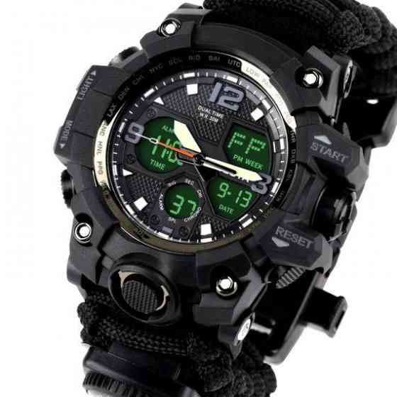 Чоловічий наручний годинник Besta Life Pro з компасом (Чорний) Київ