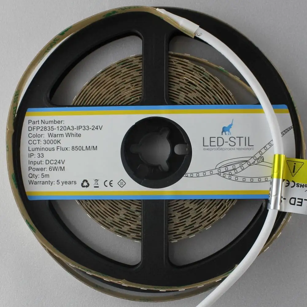 LED-STIL LED стрічка LED-STIL 3000K, 6 W, 2835, 128 шт, IP33, 24V Киев - изображение 7