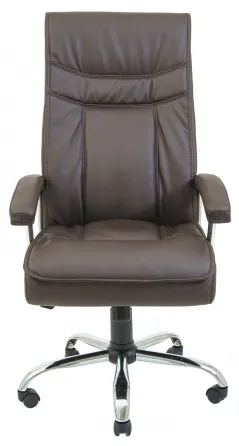 Офісне Крісло Керівника Richman Burgas Fly 2231 Хром М2 AnyFix Коричневий Київ