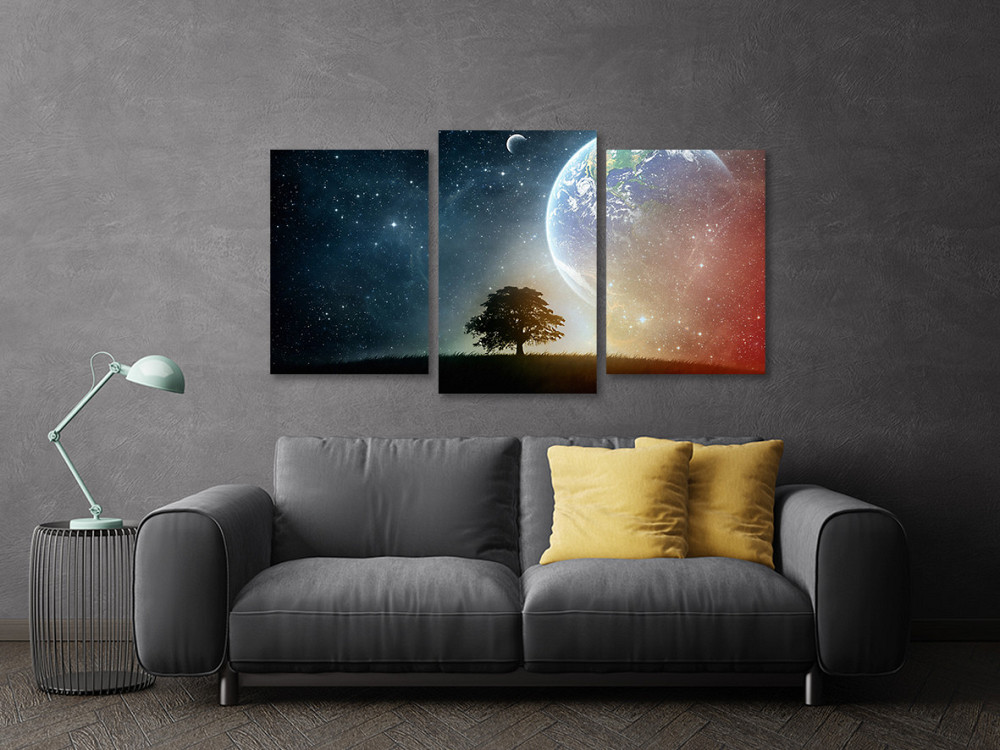 Модульна картина у вітальню/ спальню Зоряне небо Art-538_3 100x150 см Київ - фото 3