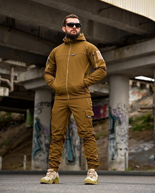 Тактичний костюм софтшел Oblivion кайот ВТ7680 Одеса - фото 11