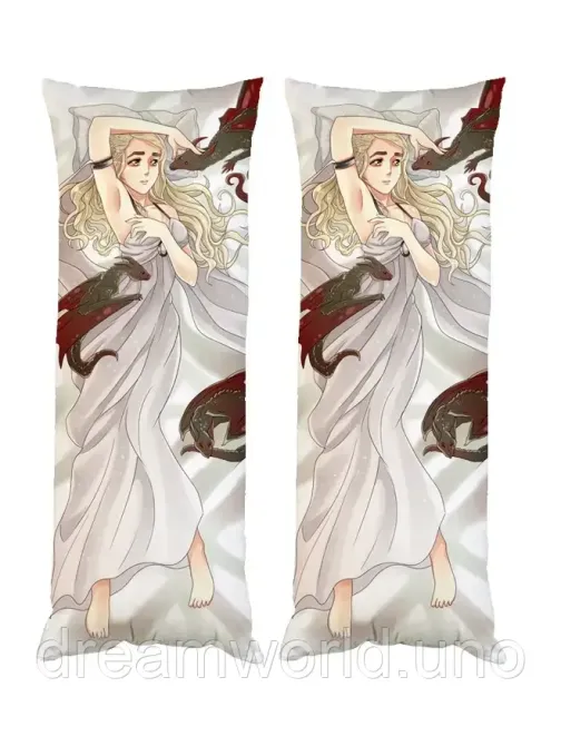 Подушка дакімакураide Ігри Престолів декоративна партова подушка для обіймання 40х120 Харків - фото 1
