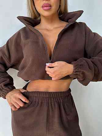 Женский теплый прогулочный костюм двойка Шоколад, 42/44 Одесса