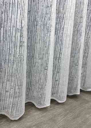 Тюль жаккард, цвет молочный 1644т Киев