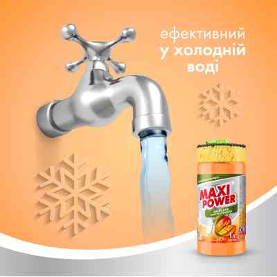 Засіб для ручного миття посуду Maxi Power Манго 1 л (4820204702076) Вінниця