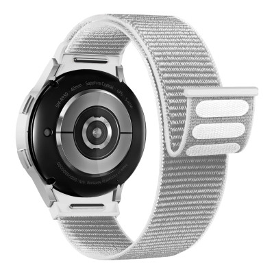 Ремешок для смарт-часов Armorstandart Nylon Band для Samsung Galaxy Watch 7 / FE / 6 / 6 Classic / 5 / 5 Pro / 4 / 4 Classic White (ARM86852) Винница - изображение 1