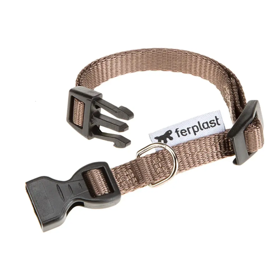 Нейлоновый ошейник для собак Ferplast Club C (Ферпласт Клуб С) С10/25 - A: 18-25 cm B: 10 mm, Коричневый Запорожье