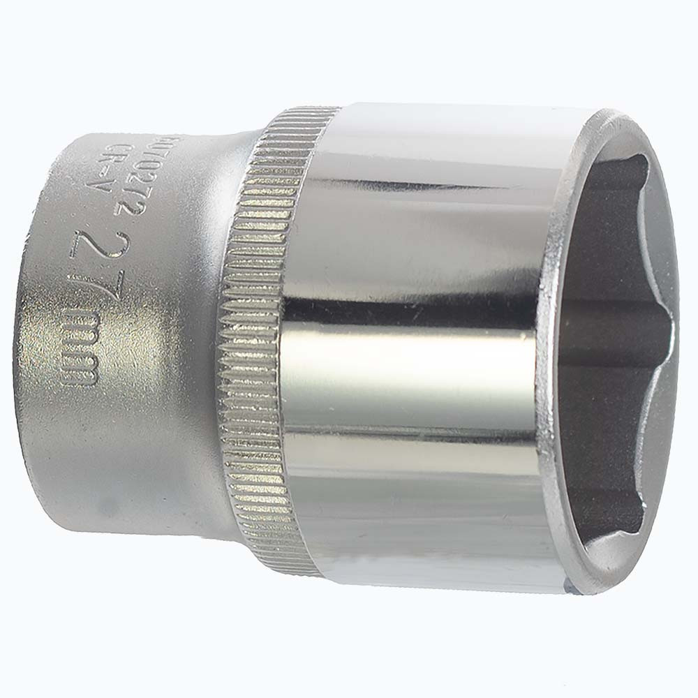 Насадка шестигранна коротка 1/2" 27мм CrV ULTRA (6070272) Рівне - фото 4