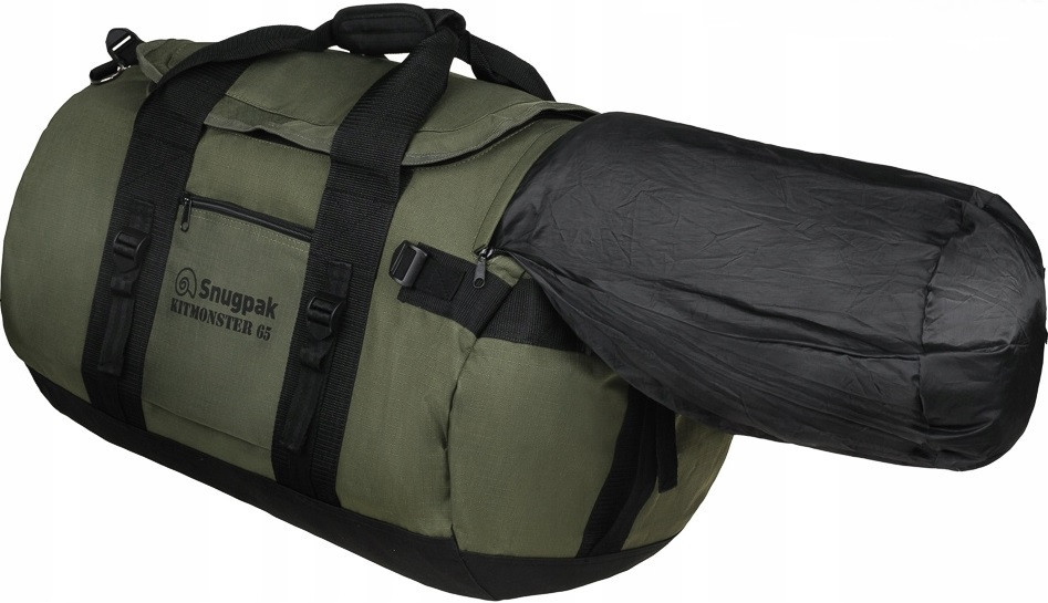 Транспортна сумка 65 літрів з кишенями Snugpak «Kitmonster 65» Olive Нововолинськ - фото 4
